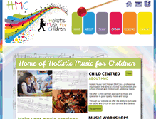 Tablet Screenshot of holisticmusicforchildren.com